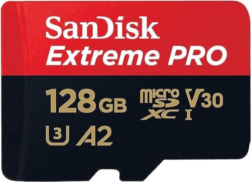 SanDisk 128GB Extreme Pro® microSD™ UHS-I Card with Adapter C10