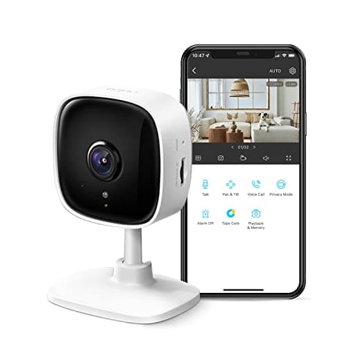 TP-Link Tapo C110, Cámara Wi-Fi de Seguridad Interior para el Hogar, 3MP Ultra Alta Definición
