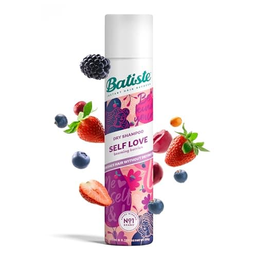 Batiste Shampoo en Seco Self Love con Frutos Rojos 200 ml. Refresca el Pelo Sin Usar Agua