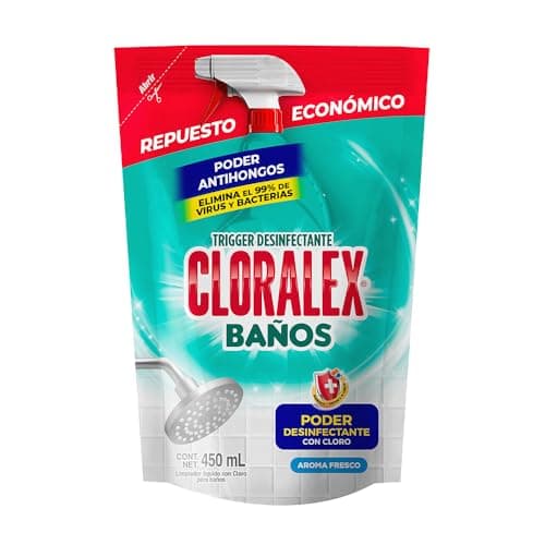 Cloralex Baños Antihongos con Cloro Repuesto 450ml