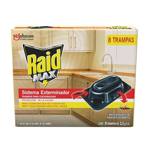 Raid MAX Trampas para Cucarachas