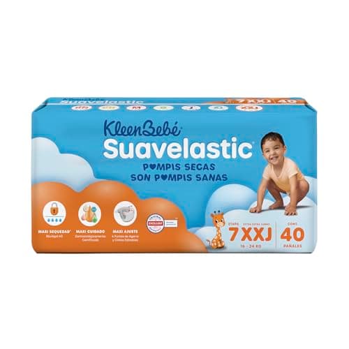 KleenBebé Suavelastic Pañal Desechable para Bebé