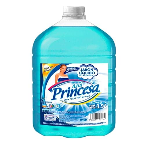 JABON DE LAVANDERIA LIQUIDO AZUL PRINCESA 3.5LT