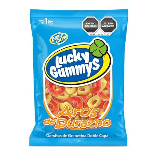 CUANDA LUCKY GUMMYS AROS DE DURAZNO