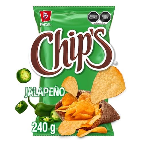 Chips Snack de Papas Fritas Sabor Jalapeño 240g