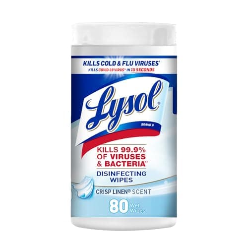 Lysol® Toallitas Desinfectantes para Superficies Crisp Linen 80 pz