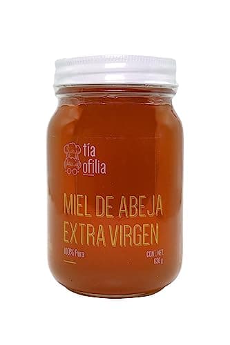 Tía Ofilia | Miel de abeja extra virgen | 100% miel pura | Cruda | Sin filtrar | Vitaminas
