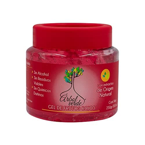 Arbol Verde Gel Fijador de Frutos Rojos Natural para cabello 250 gr