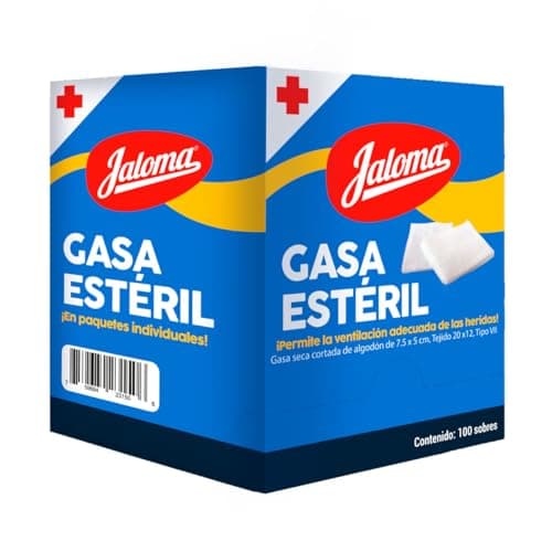Jaloma | Gasa Estéril Simple 7.5x5 cm