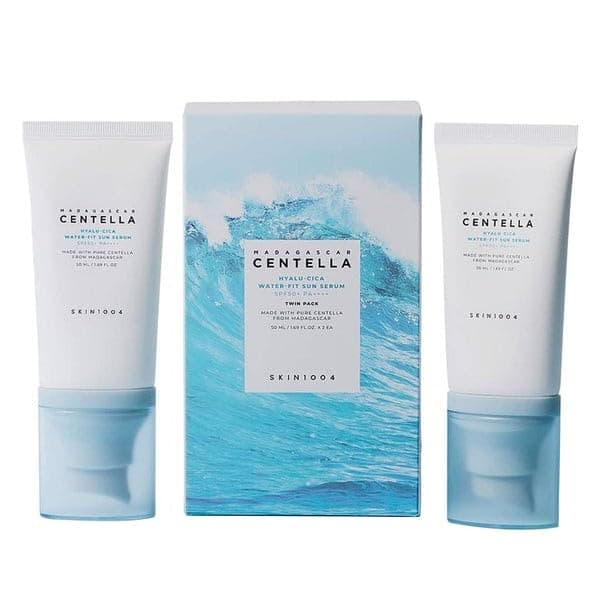 SKIN1004 Madagascar Centella Hyalu-Cica Water-Fit Sun Serum 50ml x 2ea (Twin Pack)