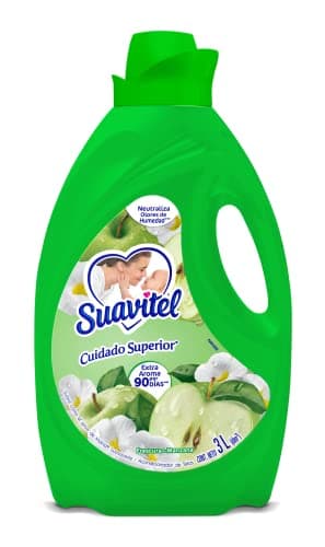 Suavitel Suavizante de Ropa Cuidado Superior Manzana 3 L. Disfruta de 100% más Fragancia y