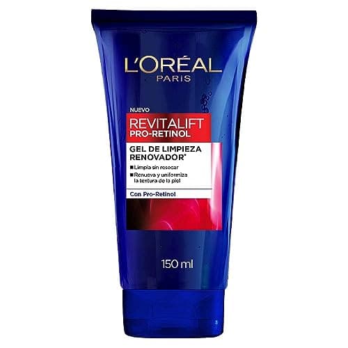 L'Oreal Paris Revitalift Pro Retinol gel de limpieza 150ml, para prevenir arrugar mientras unifica