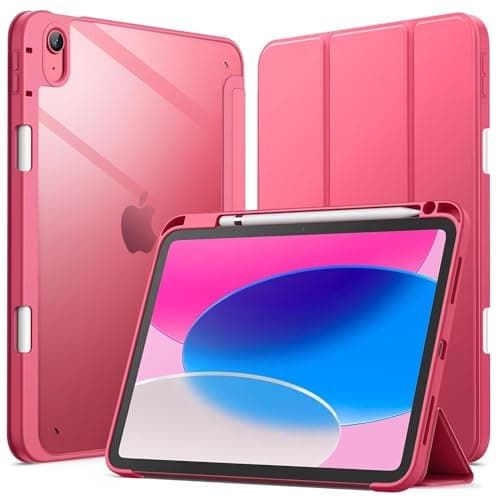 JETech Funda para iPad (A16) 11.ª/10.ª Gen, Rosado