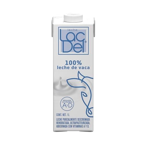 LACDEL Leche Semidescremada 100% de vaca