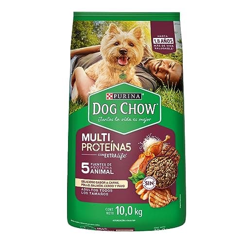 Purina Dog Chow Multi Proteinas Adultos Todos los Tamaños Sabor Carne