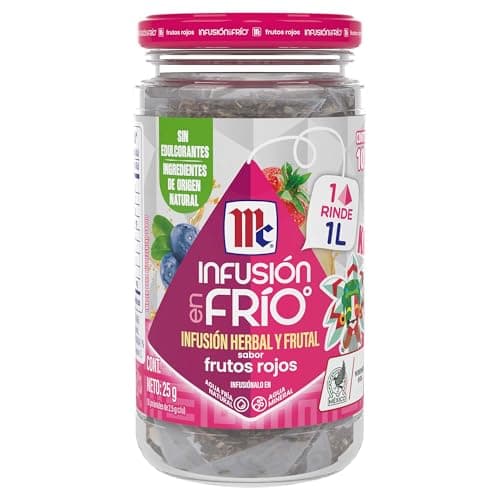 McCormick Infusión Herbal en Frío sabor Frutos Rojos 10 sobres