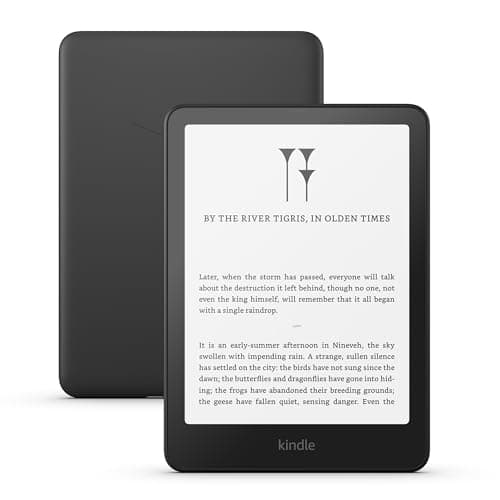 Amazon Kindle Paperwhite 16GB (modelo más reciente): nuestro Kindle más rápido de la historia, con una nueva pantalla de 7″ sin reflejos y una batería de semanas de duración. Color Negro