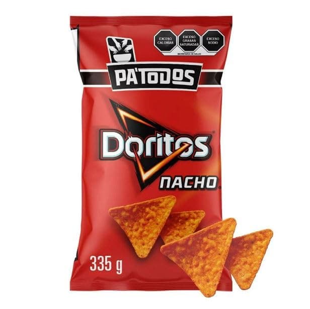 Sabritas Doritos Nacho Sabor a Queso Botana 335 g