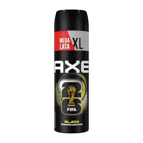 AXE Desodorante en aerosol BLACK 48 horas de máxima frescura y fragancia masculina 133 G/210 ML