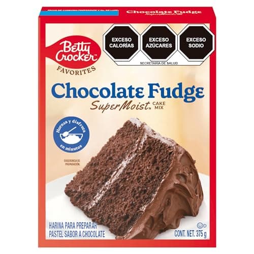 Betty Crocker Harina para Pastel sabor Chocolate Fudge 375 g