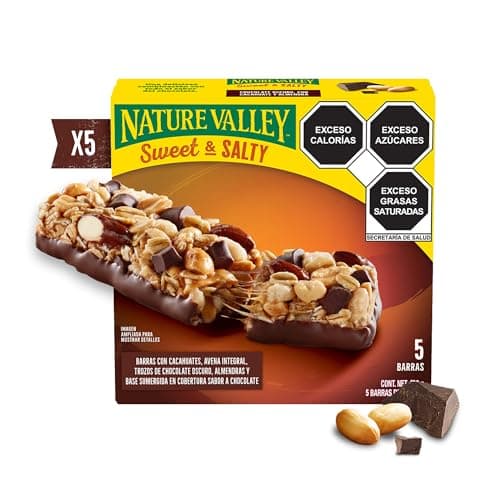 Nature Valley Barras de Granola Sweet and Salty Chocolate Oscuro