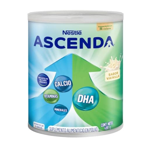 Suplemento Alimenticio ASCENDA Infantil Sabor Vainilla