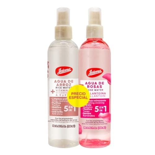 Jaloma | Duo Pack Agua de Rosas 250 ml y Agua de Arroz 250 ml