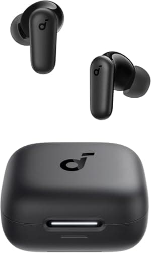 Soundcore by Anker P30i Audifonos Inalambricos, 45h de Reproducción, Carga Rápida, ANC Adaptativa 40dB, Llamadas Claras, Bluetooth 5.4, Diseño con Soporte para Teléfono, Regalos para mamá