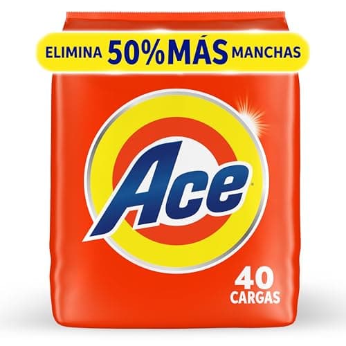 ACE Detergente en Polvo, Limpieza Rápida
