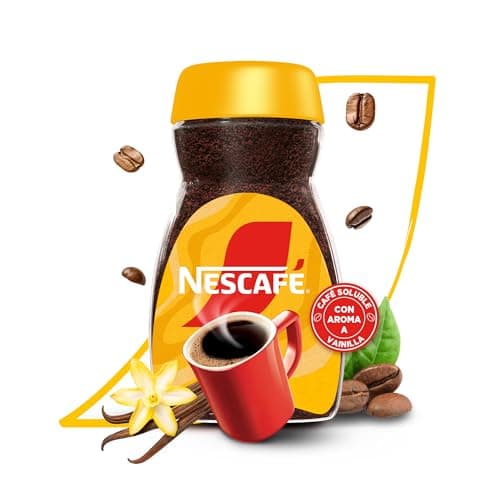 Nescafé Clásico Aroma a Vainilla Café 100% Puro Soluble Frasco de 120g
