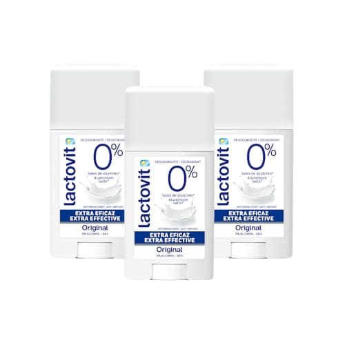 Lactovit Original Desodorante Barra Piel Normal-Seca Extra Eficaz 3x60 ml
