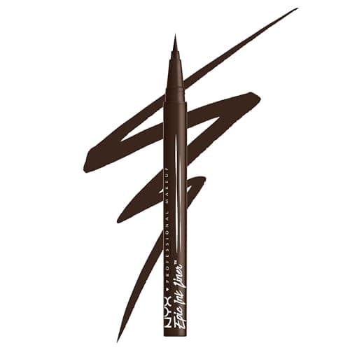 Nyx Professional Makeup Epic Ink Liner Delineador a Prueba de Agua, Tono Dark Chocolate