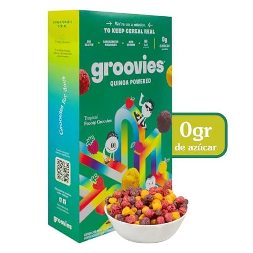 GROOVIES | Cereal de Quinoa Sin Azúcar | Cereales Gluten Free