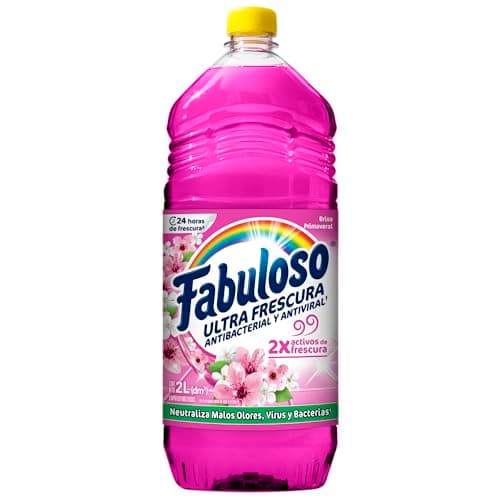 Fabuloso Limpiador Líquido Multiusos Ultra Frescura Brisa Primaveral 2L