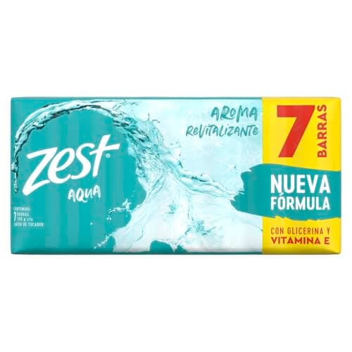 Jabón en Barra Zest Aqua 90 g x 7