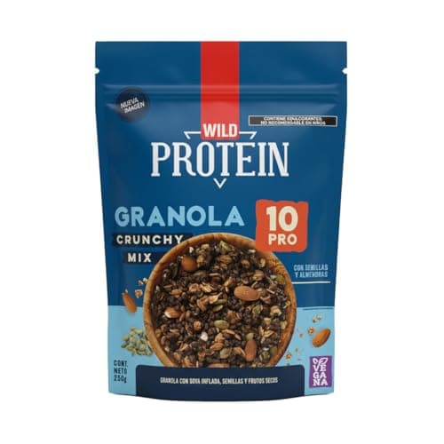 Wild Protein | Granola Crunchy Mix | 250 g | 10 g de Proteína