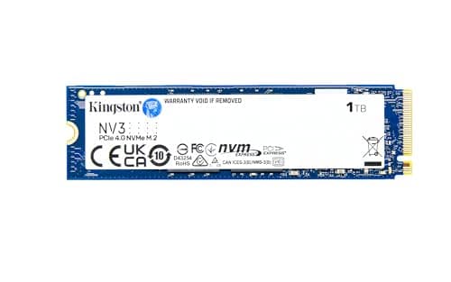 Kingston SSD NV3, Capacidad: 1000GB, Factor de Forma: M.2 2280, Interfaz: NVMe PCIe Gen 4.0 x 4