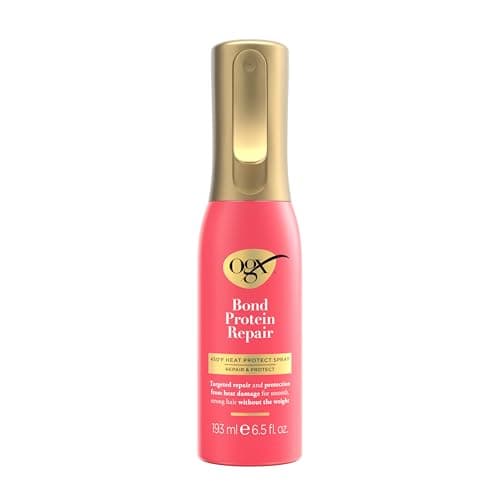 OGX, Heat Protect Multi-Tasker, BOND REPAIR, Spray Protector Térmico, 80% Menos Quiebre, Protección