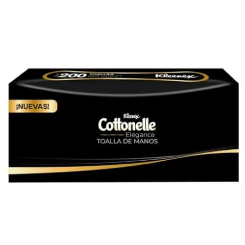 Kleenex Cottonelle, Toalla para Manos Elegance, Paquete con 200 hojas