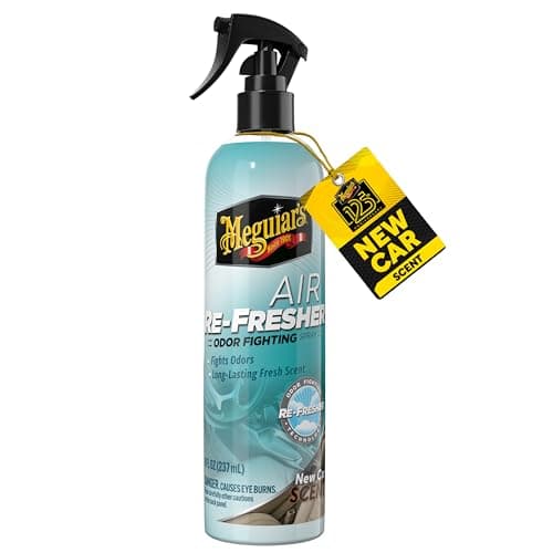 Meguiar's Air Re-Fresher, Aerosol Eliminador de Olores, Aroma de Auto Nuevo, 8 onzas