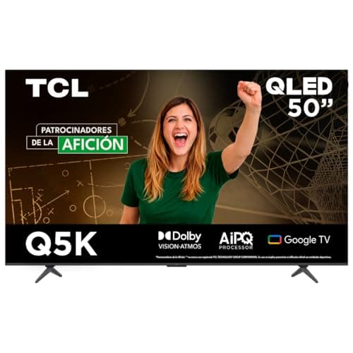 TCL Smart TV 2025 Pantalla 50" 50Q5K Google TV QLED 4K Google Assistant