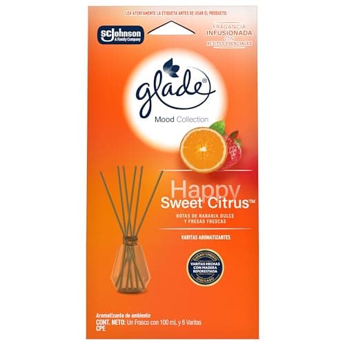 Glade Aromatizante Varitas Mood Collection Aroma Happy Sweet Citrus
