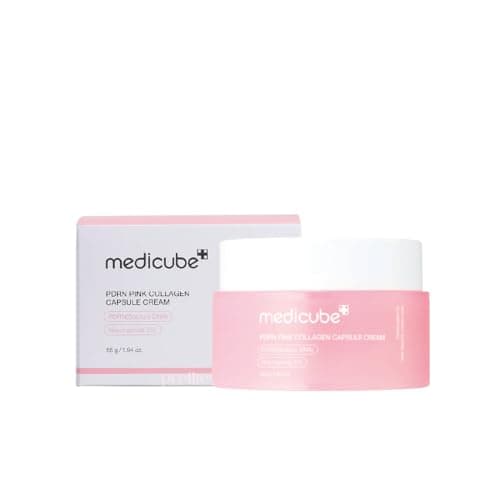 medicube Salmon DNA PDRN Crema de cápsula de colágeno rosa
