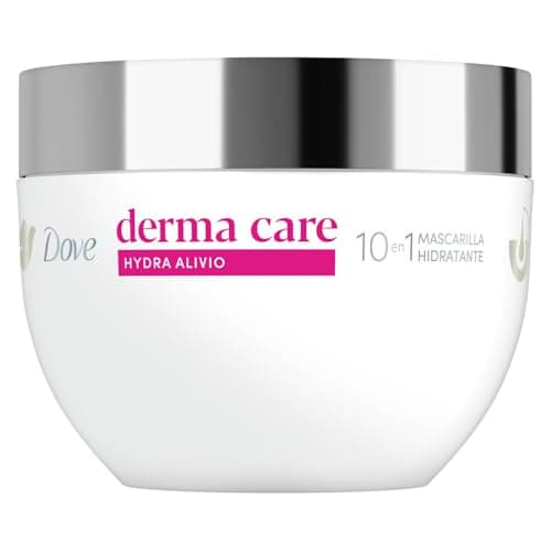 DOVE Mascarilla Capilar 10 en 1 Derma Care Hydra Alivio, Hidratación por 100h. Cabello Hidratado