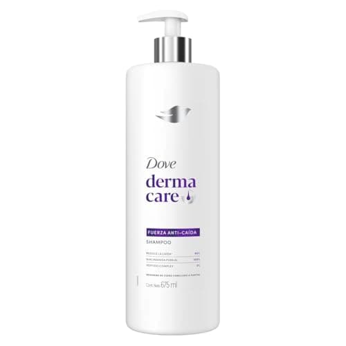 DOVE Shampoo Derma Care Fuerza Anti-Caída, Reduce la Caída 95%. Favorece el Crecimiento. Regenera