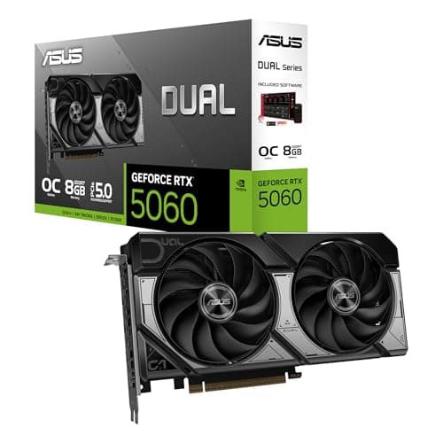 ASUS Dual GeForce RTX™ 5060 8GB GDDR7 OC Edition DUAL-RTX5060-O8G