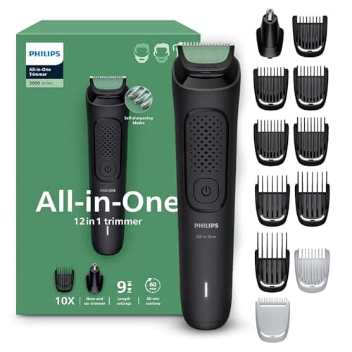 Philips Multigroom Serie 3000 Recortadora 12 en 1 para hombre