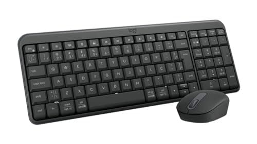 Logitech MK250 Combo Teclado Compacto y Mouse Inalámbricos Bluetooth para Windows