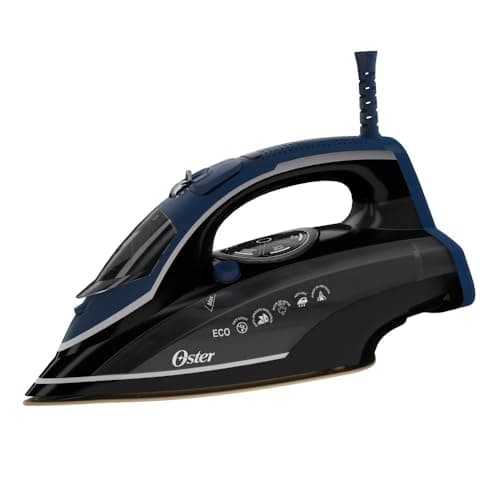 Oster Plancha de Vapor, Diamond Steam MAX S8200, Digital, Golpe de Vapor 220 g/min, Suela XL