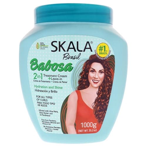 SKALA Babosa Crema 2 en 1 y Leave-In para Todo Tipo de Rizos 1 kg